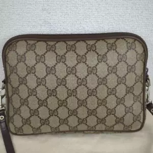 GUCCI GG pattern shoulder bag 9 inch - Picture 1 of 12