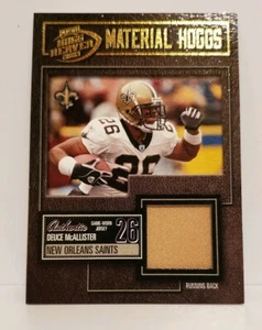2003 Playoff Hog Heaven Materials Gold #MH19 Deuce McAllister - Picture 1 of 2