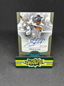 2020 Topps Tier One - Breakout Autographs Shed Long #BOA-SL /299 (AU) - Picture 1 of 2