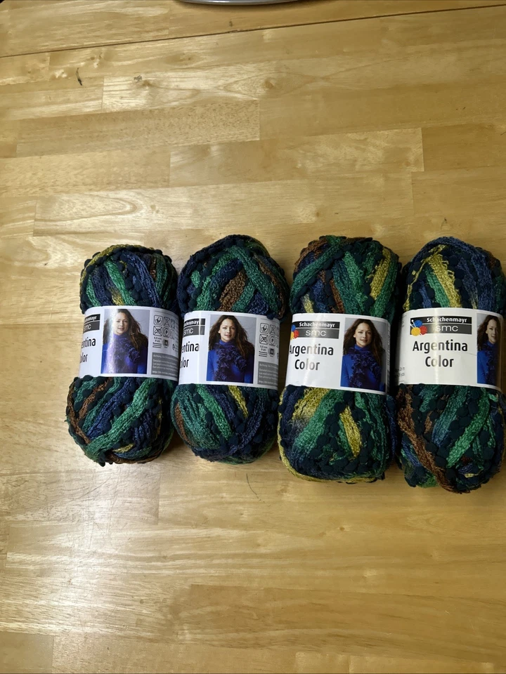 Bundle Of 4 Argentina Color Yarn Schenmayr - Image 1 of 1
