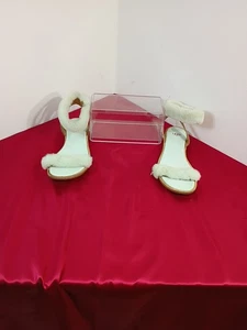 UGG Fluff Springs flache Lacksandale Damengröße 10 blau Lammfell 5967 - Bild 1 von 6