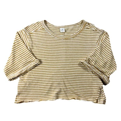 Camiseta holgada de manga larga a rayas de gran tamaño de la colección By Together para mujer L Lagom Foto 1 de 4