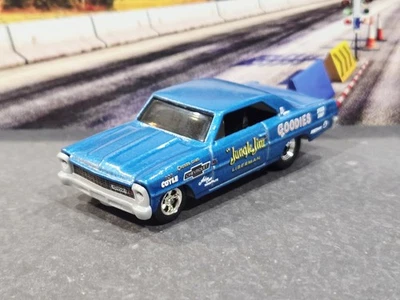 😎👍 Chevy Nova Jungle Jim Liberman Real Riders 1966 Hot Wheels personalizado pintura nueva Foto 1 de 4