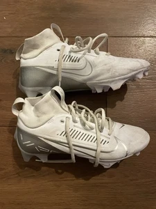Nike Vapor Edge Pro 360 2 White Silver Mens Football Cleats DA5456-102 Size 8 - Picture 1 of 6