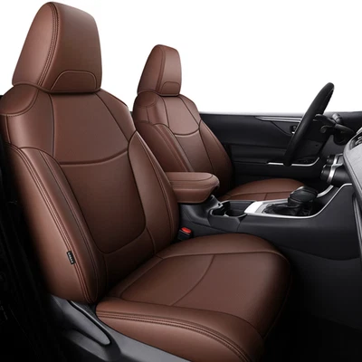 Capas impermeáveis Toyota RAV4 almofadas de couro para carro 5 lugares Motoptes 2001-2024 - Imagem 1 de 4