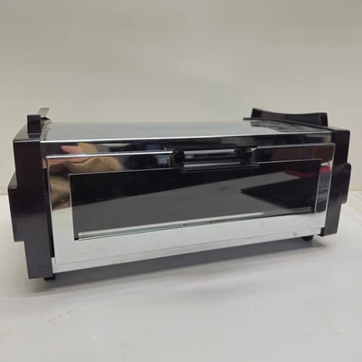 Asador Horno Reversible Toastmaster Vintage Negro Cromo Limpieza Continua Foto 1 de 4