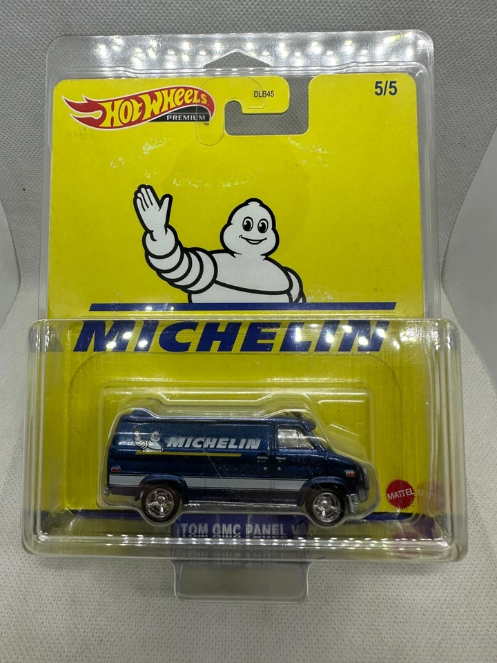 2021 Hot Wheels Premium Pop Culture Custom GMC Panel Van MICHELIN 5/5 1 64