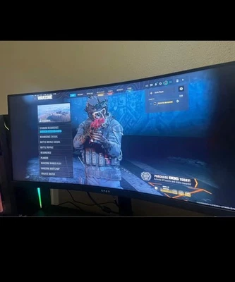 HP OMEN 34c 34" WQHD VA LED Curved Gaming Monitor - Image 1 of 3