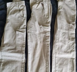 Girls Tan Pants Size 12-13 Years, Shien, Set Of 3 - Picture 1 of 9