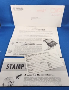 Stamp Digest 2 Bon Marche Newsletter 1961 & 1962 Century 21 Envelope 2 ½ Postage - Picture 1 of 8