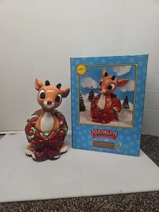 Vintage Rudolph das Rentier mit der roten Nase Keksdose Enesco Island of Misfit Toys - Bild 1 von 12