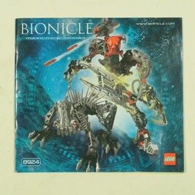 Lego Bionicle Maxilos and Spinax 8924 Instructions Manual Only