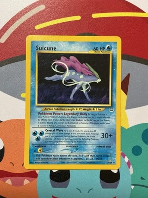 Pokémon TCG Suicune Neo Revelation Card 27/64 Unlimited Rare NM - Image 1 of 3