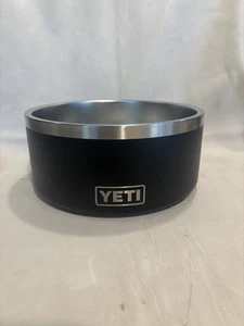 Yeti 8-Cup Stainless Steel Dog Bowl-64 ounce -black-non slip- Personalized - DOC - Picture 1 of 4