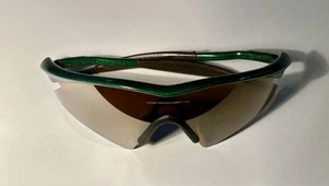 Oakley M Frame Joker Green & Gold Iridium Sweep Lens, Near Mint Condition, Rare! - Bild 1 von 4