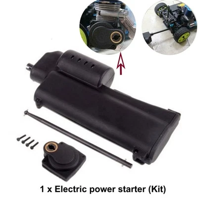 For HSP REDCAT NITRO 1/10 1/8 RC Car Black Electric Power Starter Bar Kit Parts - Image 1 of 4