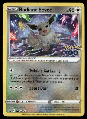 Radiant Eevee - Promo SWSH: Sword & Shield Promo Cards SWSH230 NM Pokemon TCG - Image 1 of 2