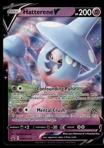 Pokemon TCG SWSH: Sword & Shield Promo Cards #SWSH055 Hatterene V NM - Picture 1 of 2