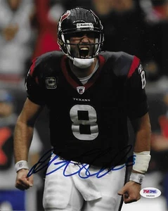 Matt Schaub Houston Texans Signed 8X10 Photo Autographed PSA/DNA COA 96 - Picture 1 of 2
