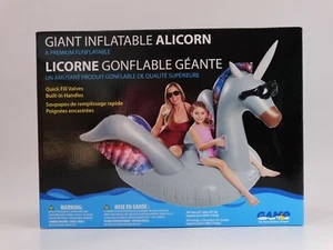 GAME Giant Inflatable Pool Float Mystic Alicorn Ride-On Unicorn Pegasus BNIB - Picture 1 of 7