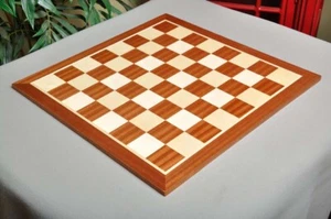 Mahogany & Maple Wooden Tournament Chess Board - 1.75" - Picture 1 of 1