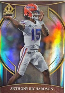2022 Bowman Chrome University Invicta Refractor #BI-6 ANTHONY RICHARDSON Gators