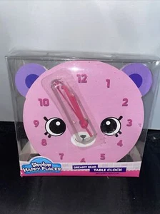 Shopkins Happy Places Dreamy Bear Tischuhr Brandneu! Für Kinderzimmer NEU - Bild 1 von 2