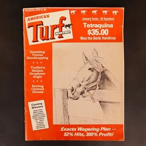 American Turf Monthly Magazine March 1978, Gambling vs Handicapping, Horse Race - Picture 1 of 12