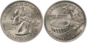 2009-P American Samoa Territories Quarter 25C Unc Philadelphia mint STP54 - Bild 1 von 1