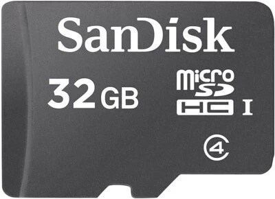 SanDisk 32GB Micro sd Card SDHC MicroSD Memory for Samsung LG Android + Adapter - Image 1 of 4