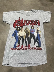 Vintage 1985 Saxon Tour Shirt - Bild 1 von 4