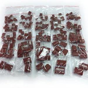 630V 0.001uf ~ 2.2uf 25 valores 200pcs condensadores de película metálica CBB Kit de surtido - Imagen 1 de 1