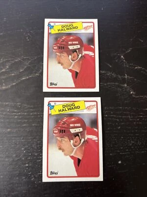 1988-89 Topps Red Wings Hockey Card #113 Doug Halward Buy 1 Get 1 - Image 1 of 4