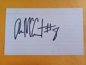 Rockeed McCarter Signed Index Card - James Madison Dukes Football - Picture 1 of 1