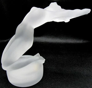 Scultura statuina Lalique France Chrysis donna nuda smerigliata 11809 - Foto 1 di 5