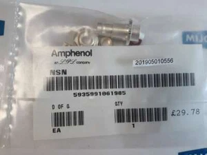 Amphenol Military 9309 AMB 5935 99 106 1985 D DE Q B PARTE N.O 629364 - Imagen 1 de 5