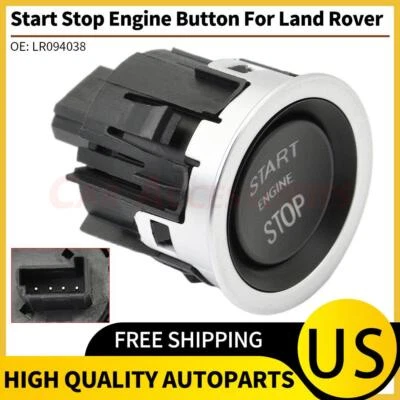 Interruptor de botón de arranque de parada de encendido para Land Rover Range Rover 2013-2020 LR094038 Foto 1 de 4
