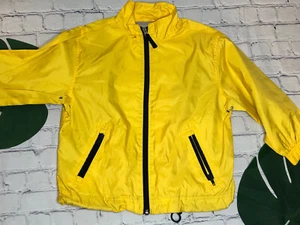 GAP RAIN JACKET   Zip waterproof child  yellow size XS 4-5 - Picture 1 of 3