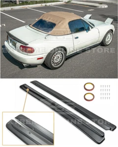 For 90-97 Mazda Miata FD Style Side Skirts Body Kit NA MX-5 JDM Rockers Splitter - Picture 1 of 12