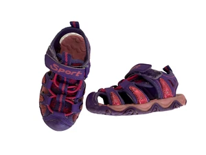 Sport Girl’s Color Purple Sneakers Rubber Outsole Size US 3 EU24 L8 in X  W3 in - Picture 1 of 9