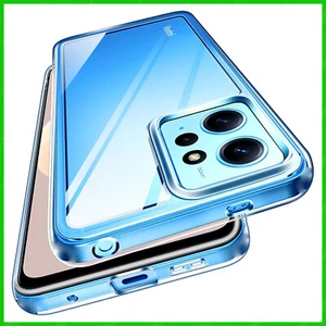 Cover + Pellicola Vetro per Xiaomi Redmi Note 12 4G Custodia Trasparente Morbida - Foto 1 di 20