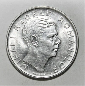 S11 - Romania 100 Lei 1944 Uncirculated Coin - King Mihai I *** Nice - Picture 1 of 2