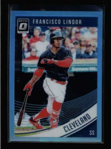 FRANCISCO LINDOR 2018 DONRUSS OPTIC #123 LIGHT BLUE PRIZM #39/50 AY605 - Picture 1 of 1