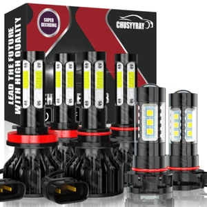 For Subaru XV Crosstrek 2013-2014 Combo 6x LED Headlight Hi Low Fog Light Bulbs - Picture 1 of 12