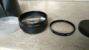 Sony VCL-1446C 1.4X teleconverter 46mm + Kenko filtro filter UV SL-39 52mm - Foto 1 di 4