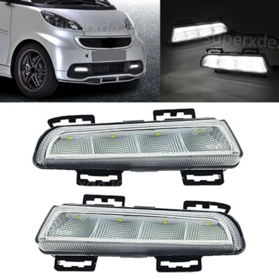 LED Tagfahrlicht Tagfahrleuchte Nebelscheinwerfer Für Smart Fortwo 451 2012-2014 - Bild 1 von 4