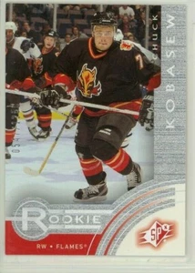 2001-02 UD SPX ROOKIE REDEMPTION CHUCK KOBASEW RC #R5 Update Upper Deck Flames - Picture 1 of 1