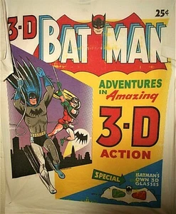 DC Originals Comics Batman Adventures 3D Faded T-Shirt  New NOS  Sz LG 2010 - Picture 1 of 2