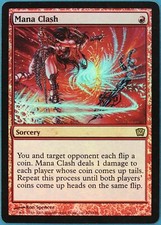 Mana Clash FOIL 9th Edition HEAVILY PLD Red Rare MTG CARD (ID# 148184) ABUGames