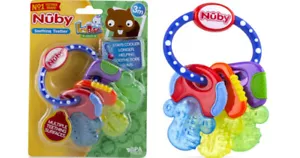 Nuby Soothing Teether IcyBite Keys No1 Teether Brand - Picture 1 of 1